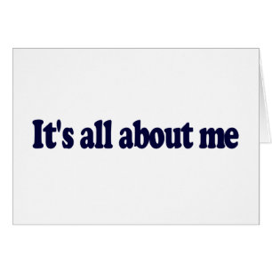 Cartão É toda sobre mim