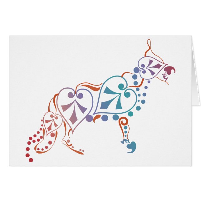 Cartão É um cão (Frente Horizontal)