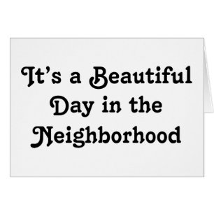 Cartão É um dia bonito