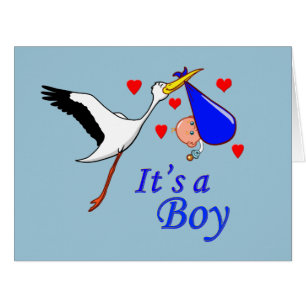 Cartão É um menino