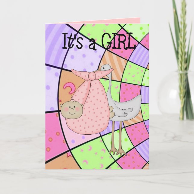 Cartão É Um Novo Anúncio De Bebê (Frente)