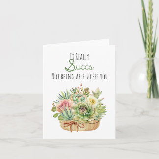 Cartão É Uma Chata Engraçada De Quarentena Bem Suculenta