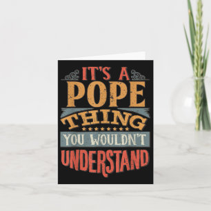 Cartão É Uma Coisa Do Papa Que Você Não Entenderia.