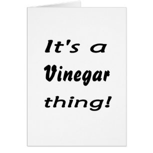 Cartão É uma coisa do vinagre!