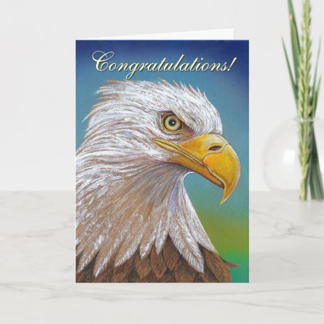 Cartão Eagle Congratulations (Frente)