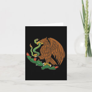 Cartão Eagle Emblem México Bandeira Mexicana Cinco De May