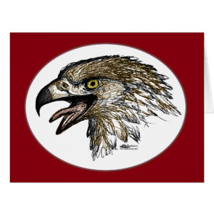 Cartão Eagle Gritando