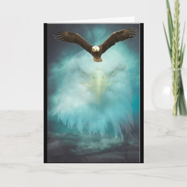 Cartão Eagle Happy Birthday Son (Frente)