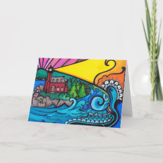Cartão Eagle Harbor Lighthouse Greeting Card