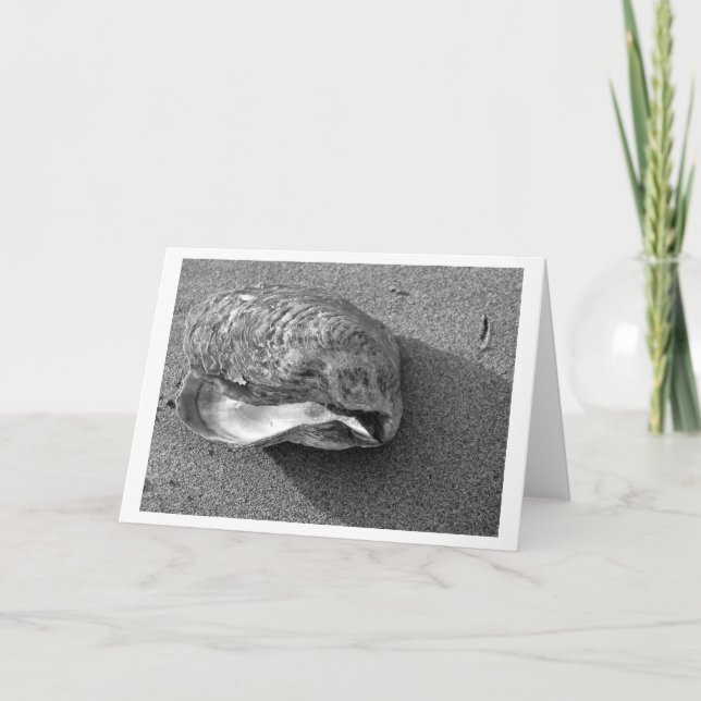 Cartão Eagle Shell (Black and White) Card (Frente)