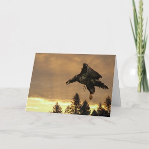 Cartão Eagle Sunrise Greeting Card