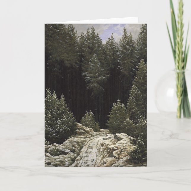 Cartão Early Snow, c.1828 (Frente)