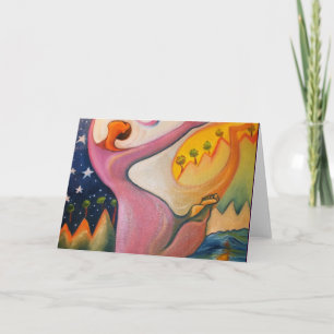 Cartão Earth Dancer Greeting or Note Card