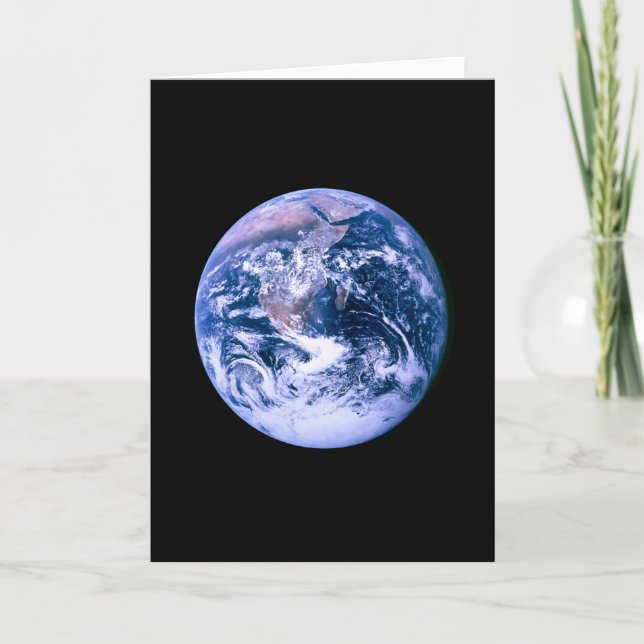 Cartão Earth Seen From Space (Frente)