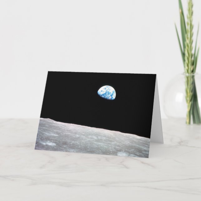 Cartão Earthrise - The Lunar Perspective (Frente)