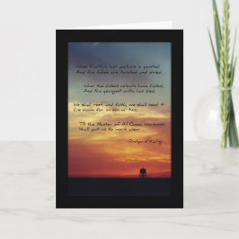 Cartão "Earth's Last Picture"