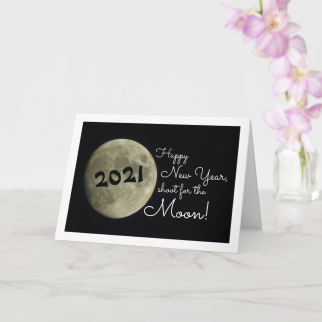 Cartão Earth's Moon Landscape (Orquídea)