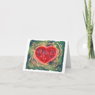 Cartão Earthy Heart