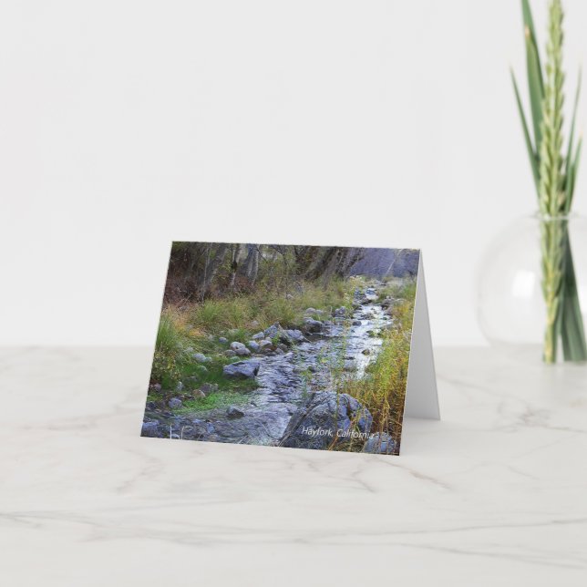 Cartão East Fork/Hayfork Creek...... (Frente)