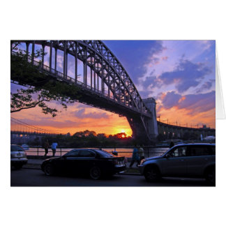 Cartão East River Sunset 5x7