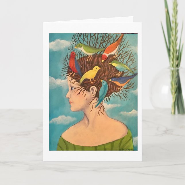 Cartão Easter Bonnet (Frente)