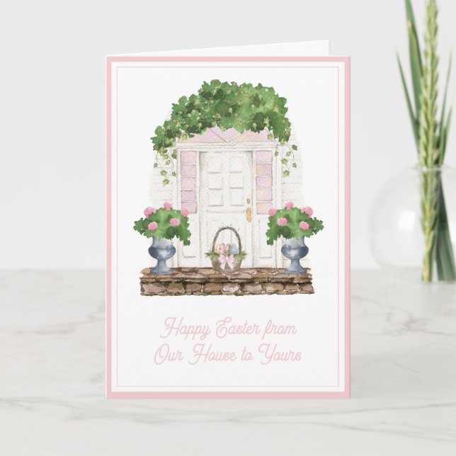 Cartão Easter Front Door (Frente)