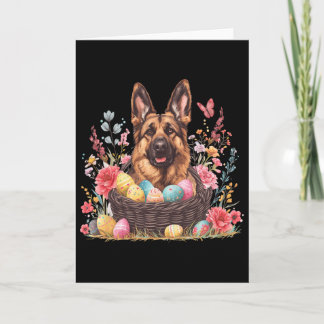 Cartão Easter German Shepherd Shirts Funny Easter Lover 