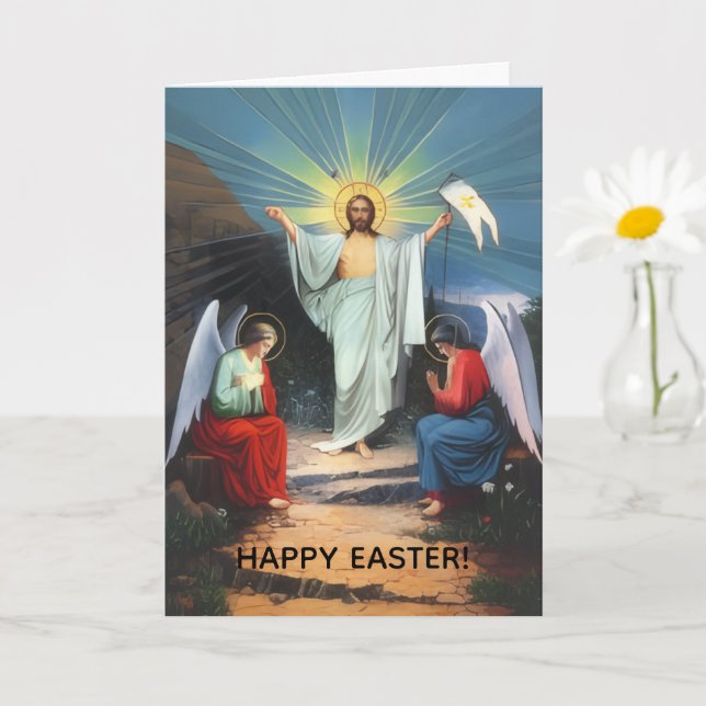 Cartão Easter Greeting Card (Planta pequena)