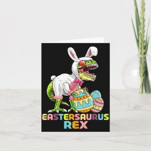 Cartão Eastersaurus Rex Rex Dinossauro Páscoa Páscoa
