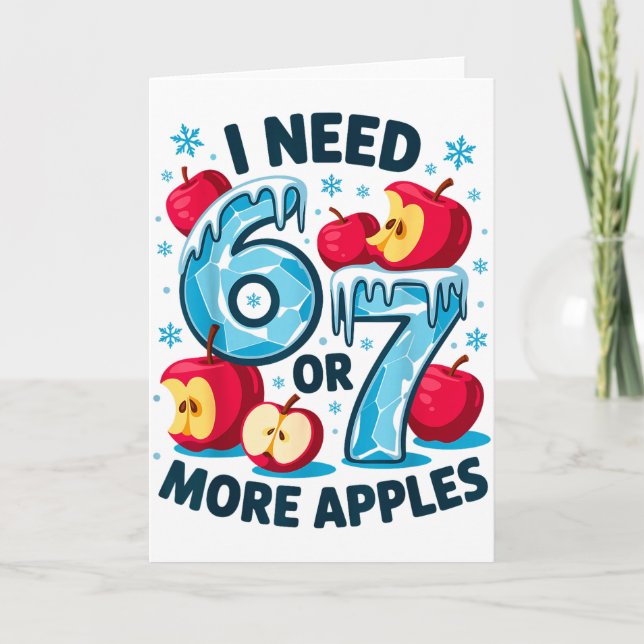 Cartão Eat Red Meme Tee For Fruit Lover Funny Healthy Eat (Frente)