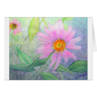 Cartão Echinacea na flor