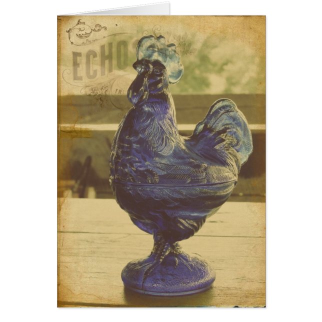 Cartão Echos Blue Glass Roo (Frente)