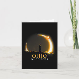 Cartão Eclipse 2024 Ohio Total Eclipse 1