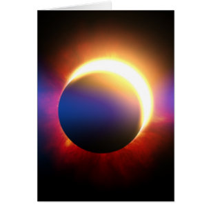 Cartão Eclipse solar