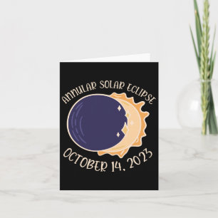 Cartão Eclipse Solar Annular Out 14