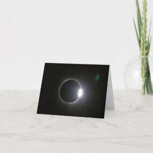 Cartão Eclipse Solar Total 8 de abril de 2024