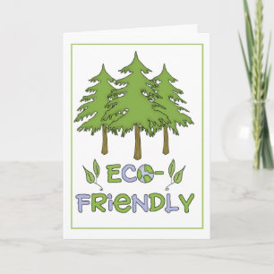 Cartão Eco Friendly Greeting Card