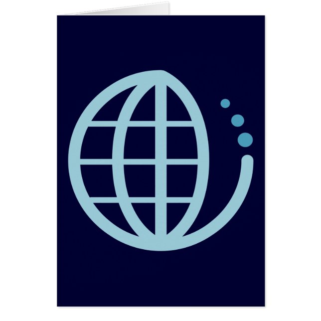 Cartão eco-terra: conservar água (Frente)