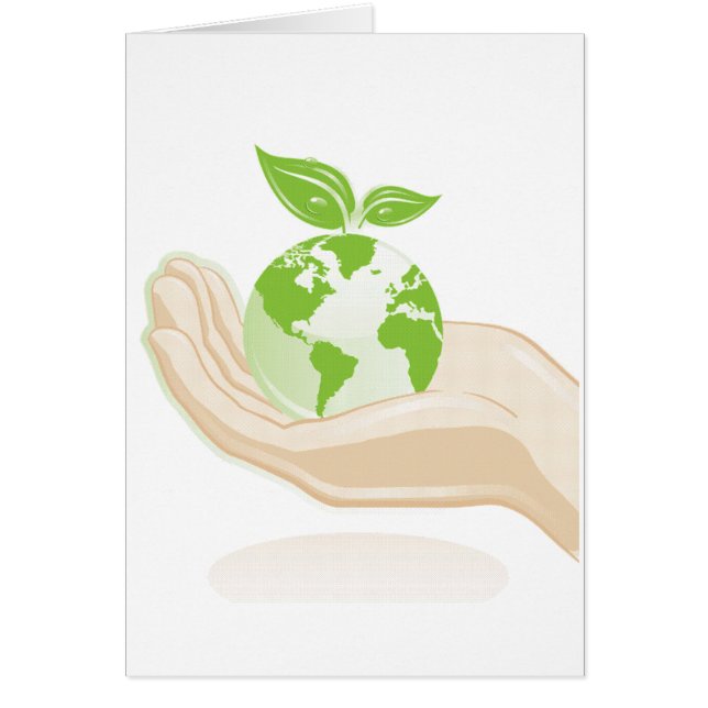 Cartão Ecologia: Mãe Terra - (Frente)