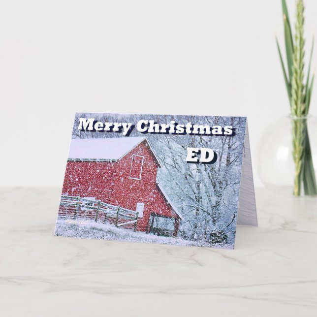 Cartão ED Feliz Natal (Frente)