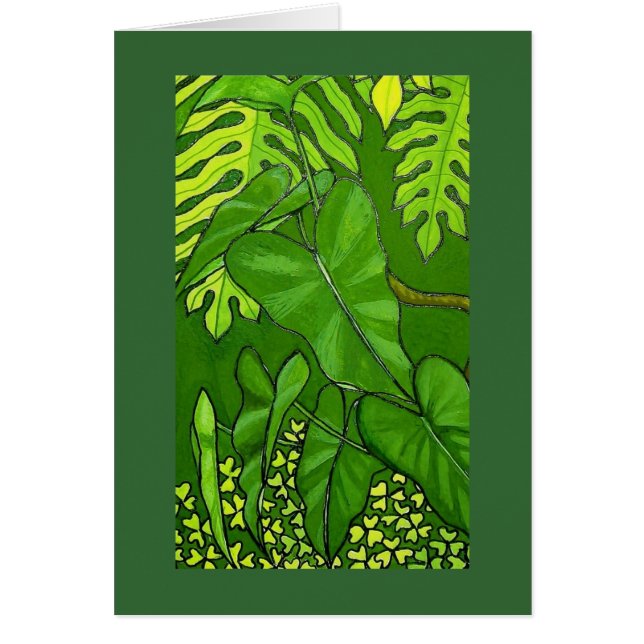 Cartão Eden tropical, detalhe (Frente)