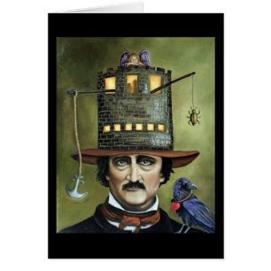 Cartão Edgar Allan Poe