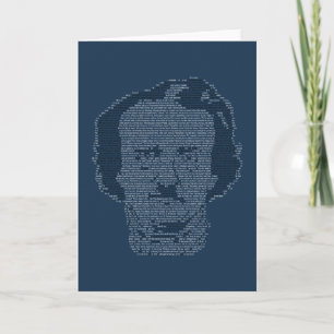 Cartão Edgar Allen Poe Greeting Card