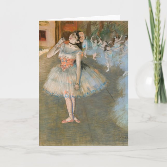 Cartão Edgar Degas - A Estrela (Frente)