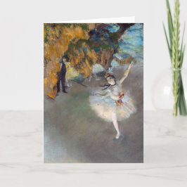 Cartão Edgar Degas - A Estrela / Dançarina no Palco