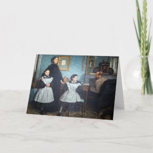 Cartão Edgar Degas - A Família Bellelli