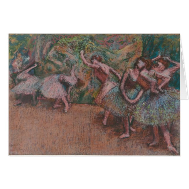 Cartão Edgar Degas | Cena de Balé (Frente Horizontal)