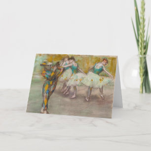Cartão Edgar Degas - Dança do Arlequim