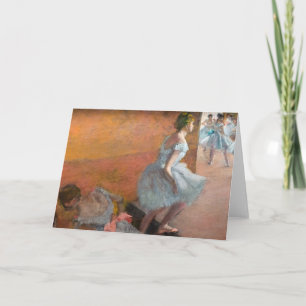Cartão Edgar Degas - Dançarinos Subindo uma Escada