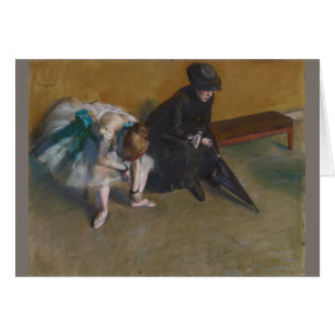 Cartão Edgar Degas de espera